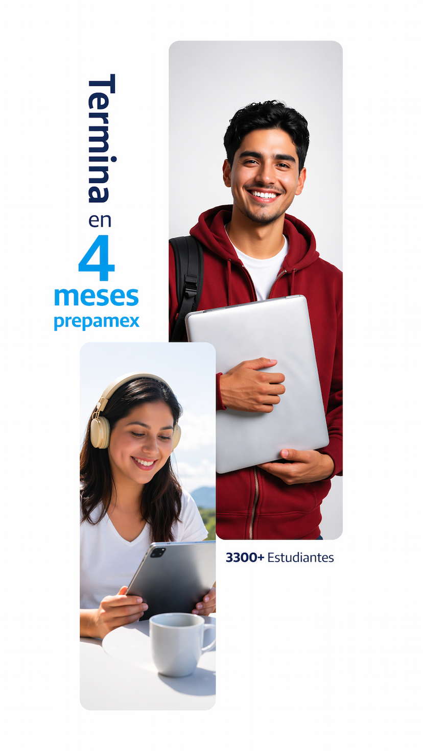 Egresada exitosa de Prepamex mostrando tu título